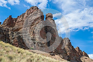 The Clarno Formations at John Day Fossil Beds National Monument in Oregon, USA