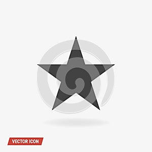 Clasic star Icon Vector, vector illustion flat design style.