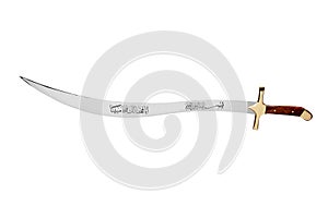 Clasp knife isolated over white background