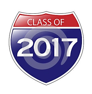 Class of 2017 Interstate Sign