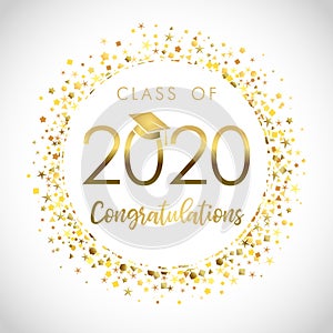 Class of 2020 year graduation banner