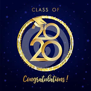 Class of 2020 year graduation banner