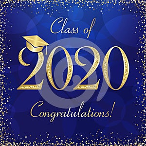 Class of 2020 year graduation greeting card