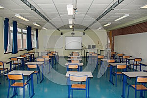 Class in a French school