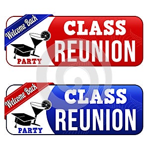 Class reunion banners