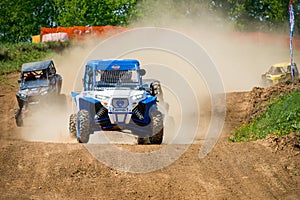 Class Side-by-Side, in the first stage of the racing series RZR CAMP 2018