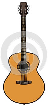 The classic accoustic guitar