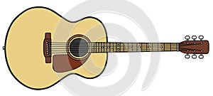 The classic accoustic guitar