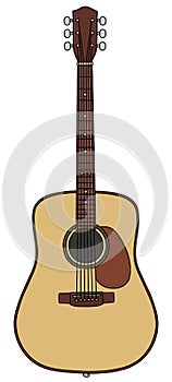 The classic accoustic guitar