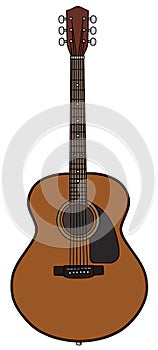 The classic accoustic guitar