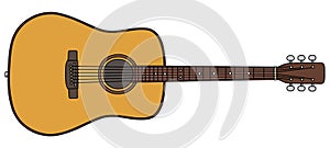 The classic accoustic guitar