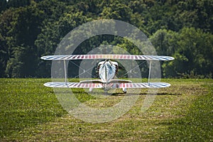 Classic airplane -biplane