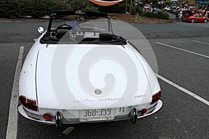 Classic alfa romeo sports car rear