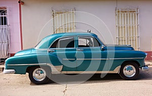 Classic American car as taxi in Trinidad, Cuba