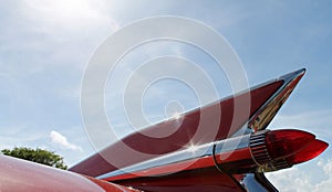 Classic american car detail