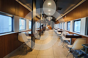 Classic American diner interior, Barstow, Route 66 USA photo