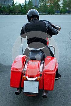 Classic american motorcycle