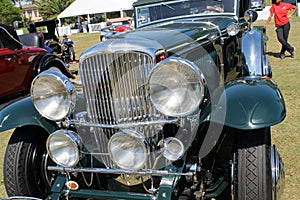 Classic antique car front