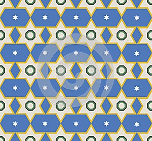 Classic Arabic Geometric seamless pattern background/mockup