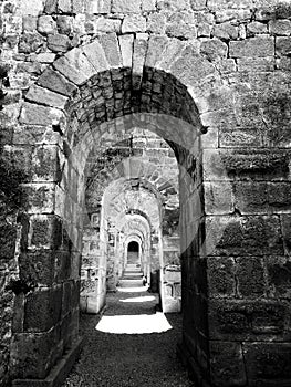 The classic arches of the ruins of Pergamon - RUINS - TURKEY