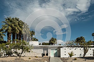 Palm Springs, California classic midcentury residential architecture photo