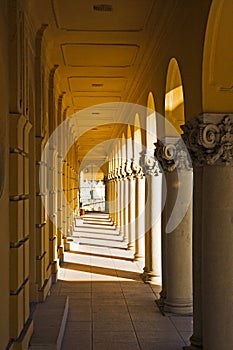 Classic archway with colonnade