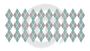 Classic Argyle Pattern: Blue White Geometric Textile Design, vector design Generative AI