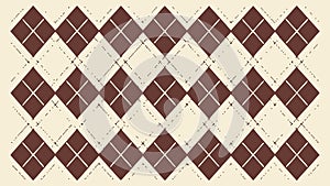 Classic Argyle Pattern Diamond Design Textile Vector, vector design Generative AI