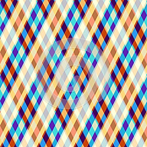 Argyle seamless vector pattern background. Pattern of a rhombuses.