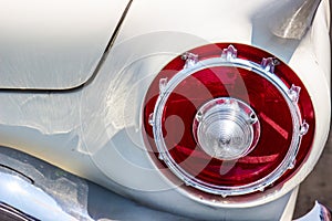 Classic Automobile Red Tail Light