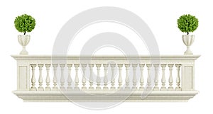 Classic balcony balustrade