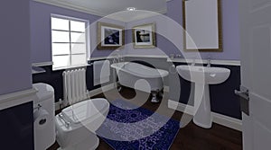 Classic Bathroom Interior