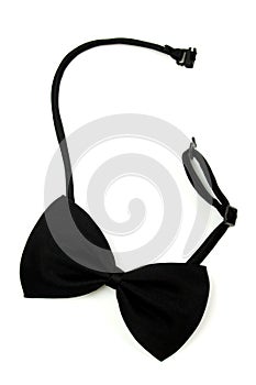 Classic black bowtie