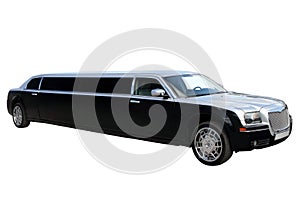 The classic black limousine.