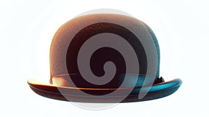 Classic black top hat isolated on a white background. Perfect for formal events