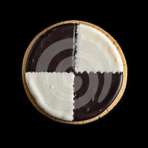 The classic Black and White cookie