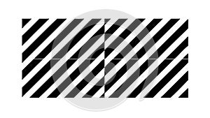 Classic Black and White Diagonal Stripes Pattern Design, vector design Generative AI