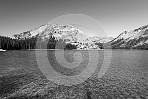 Classic Black and White Landscape Art Sierra Nevada Mountains