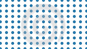 Classic blue circles on white, a versatile seamless vector pattern