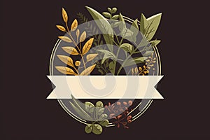 Classic Botanical Banner Design