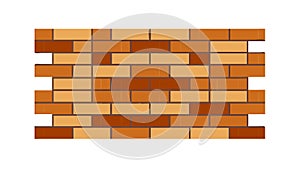 Classic Brick Wall Texture: Rustic Building Architectural Element, vector design Generative AI