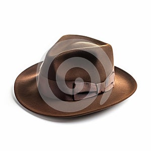 Classic Brown Fedora Hat