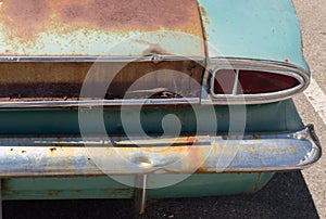 Classic Buick Skylark, rusted