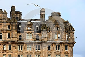 Classic buildings in the Edinburgh