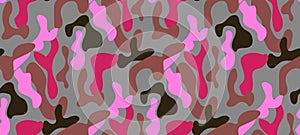 Classic Camo Seamless Pattern for Digital and Print Design
