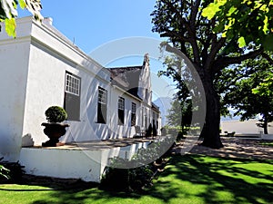 A classic Cape Dutch farm house