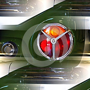 Classic car detail abstract