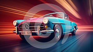 Classic Car Display Nostalgic Glory photo