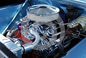 Classic Car Engine photo