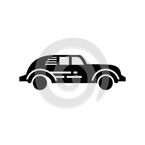 classic car icon or logo isolated sign symbol vector illustration